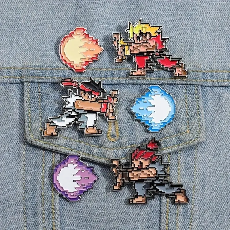 6PCS cartoon, movie, anime series badge pins, fashionable items, cartoon character style, exquisite brooch, suitable for decoration on backpacks and clothing, exquisite gifts, perfect for giving gifts
