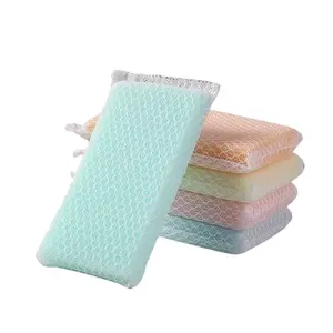 5-Pack Multi-Purpose Cleaning Sponges, Foam Sponge, Wash Cloth, Household Cleaning Sponge, Dishwashing Sponge, Premium Kitchen Sponge, Durable Non-Scratch Cloth, Super Absorbency; Cleaning Supplies, Cleaning Tools