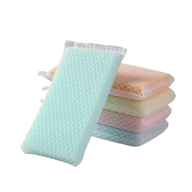 5-Pack Multi-Purpose Cleaning Sponges: foam sponges, scrubbing cloths, household cleaning sponges, dishwashing sponges, premium kitchen sponges, durable non-scratch cloths, ultra-high absorbency; cleaning supplies, cleaning tools, home essentials