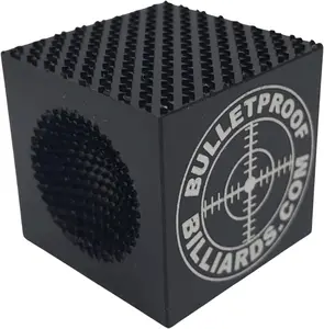 Bulletproof CUBE2 Tip Shaper 5 Tools in 1 Pool Cue Tip Maintenance, Tapper, Perforator, Shapers Black
