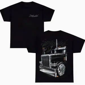 TikTok Shop Deals Stay Loaded semi truck Graphic Tee (Viral) summer outfits classic 18 wheeler trucker printed top C