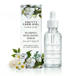 Pretty Farm Girl's Hyaluronic Plumping Serum with Vitamin B5 + Snow Mushroom