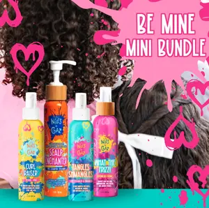 Mini-Me Bundle TikTok Shop Tangles Shmangles Detangler & Curl Enhancer, Curl Raiser Revival Spray, What The Frizz Styling Cream Gel, Scalp Enchanter Pre-shampoo Treatment , Kids Haircare, Hair Products