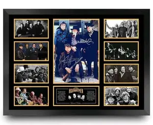 THE HIGHWAYMEN JOHNNY CASH JENNINGS NELSON SIGNED LTD ED No No Framed MEMORABILIA