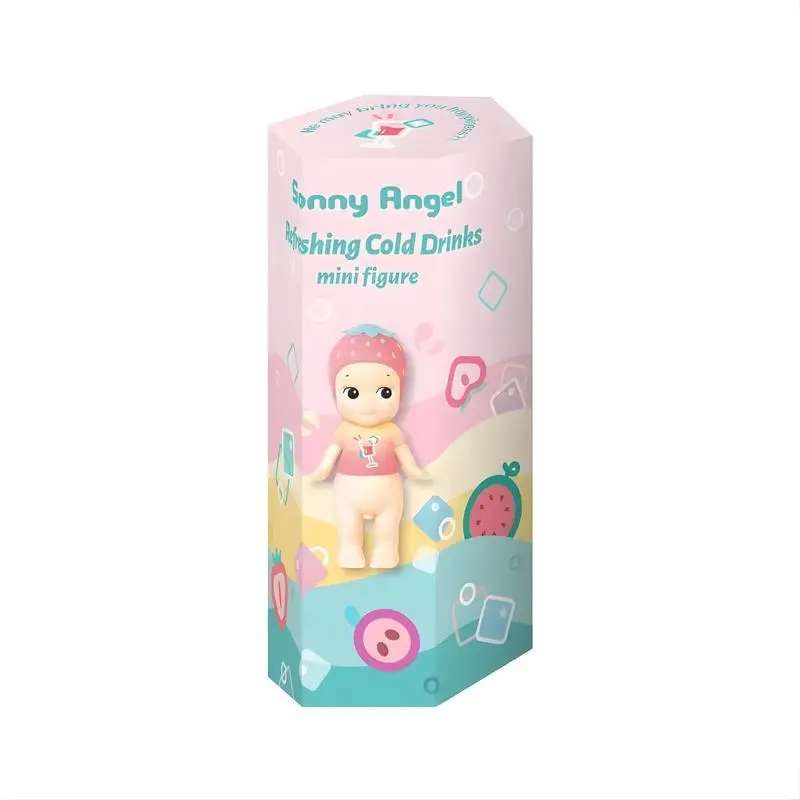 Refreshing Cold Drink Sweet Surprise Mini Figurine Pack - Charming Tiny Tot Collectible, Aesthetic Desk Accessory, Decoration Figure (Phone Sticker Accessory)