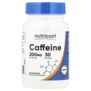 Nutricost Caffeine, 200 mg , 30 Capsules
