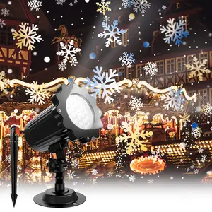 Christmas Snowflake Projector Light （Black)