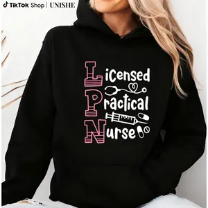 Cozy 100% Licensed Practical Nurse Hoodie – LPN Long Sleeve Sweatshirt