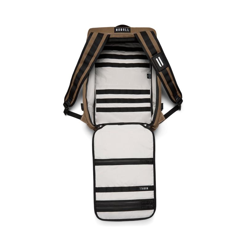 NOBULL Waxed Canvas Duffleback in Fallen Rock