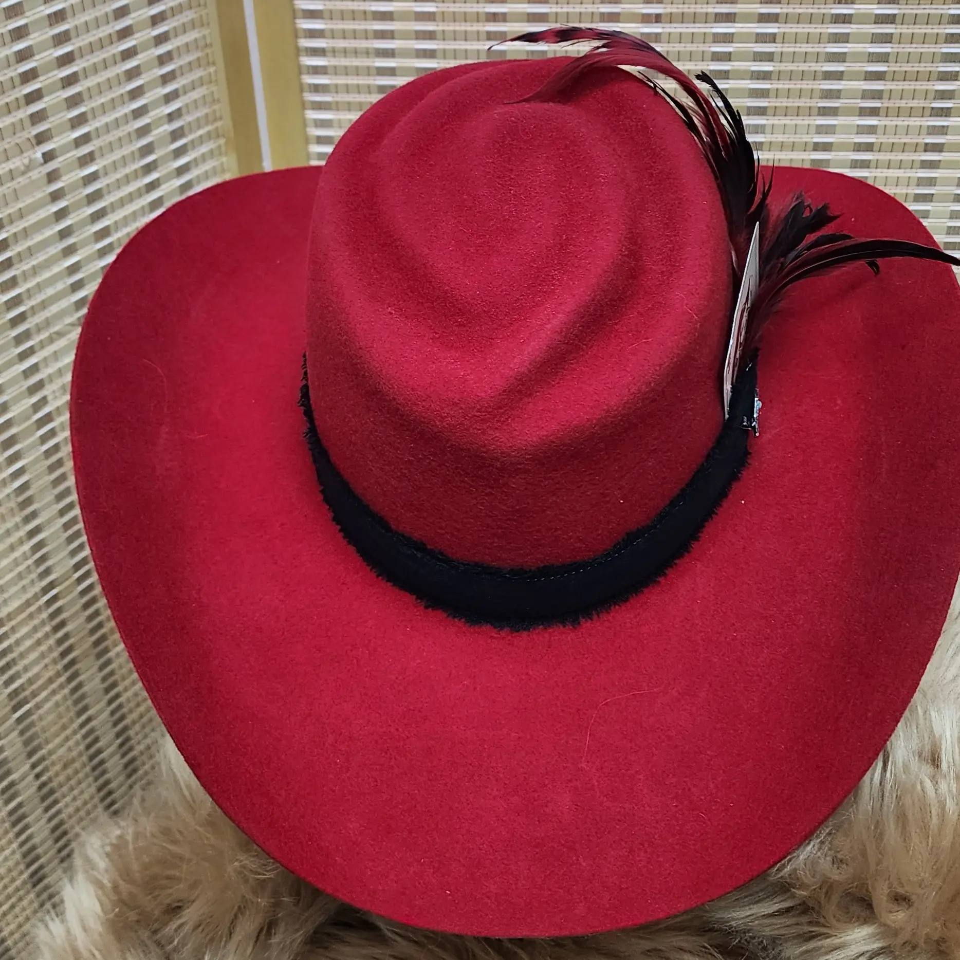 Scarlet Outlaw - Western Fashion Custom Cowboy Hat