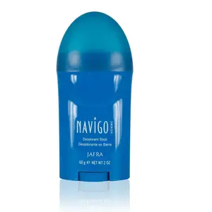 Jafra Navigo Home Deodorant Stick 60g Net Wt 2oz Blue Roll-On for Men Long Lasting Freshness Roll-On Design Easy Application