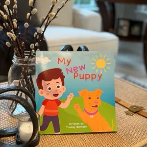 Children's Picture Story Book "My New Puppy" - Soft Cover, Professional Dog Trainer-Written Informative Guide for Bringing a New Puppy Home