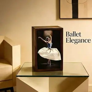 2026 Ballet Girl Napkin Holder, Multi-Functional Desktop Table Bedside Napkin Box, High-End Luxury Art Design, Elegant Paper Towel Dispenser
