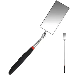 Adjustable Universal Car Repair Inspection Mirror, 360° Rotatable Mirror, Extendable Handle, Non-Slip Grip, Ideal for Auto Maintenance