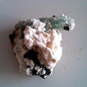 Crystal 7000 : Natural Aquamarine, Shorl, Feldspar specimen from Namibia