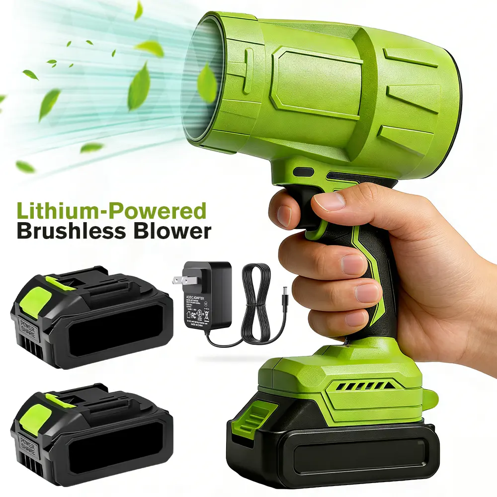 【Holiday Deals For You Days】Portable Wireless Handheld Blower with Pure Copper Motor - Cordless Turbo Jet Garden Tool for Gardening, Outdoor Surfaces, Home Improvement Enthusiasts, Car Drying