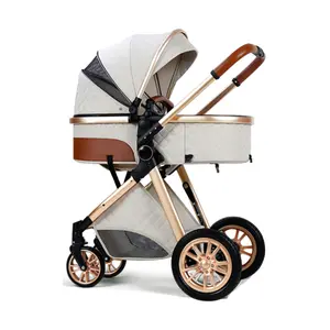 Lightweight Infant Stroller, Foldable Baby Stroller with Adjustable Backrest, Wide Zippered Sunshade, One-Hand Fold, Breathable Mesh Fabric, Easy to Carry and Store, Ideal for Travel & Outdoor Activities
