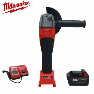 Milwaukee 125mm Brushless Handheld Grinder, 9500RPM High-Speed Tool for Metal Cutting and Grinding
