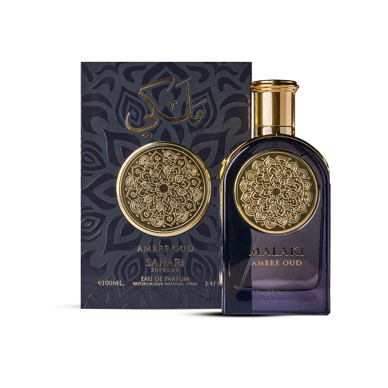 Men’s Perfume Sahari Supreme Ambre Essence – Eau de Parfum – 100 ml – Citrus, Floral & Woody Fragrance – Elegant and Sophisticated Style