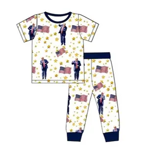 Trump Bamboo Kids 2 Piece Pajama Set Luxury 260 Gsm Weight Bamboo for the entire family. Making sleep, GREAT again.