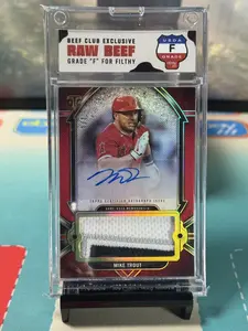 2024 Triple Threads Mike Trout 1/1 Ruby Autograph