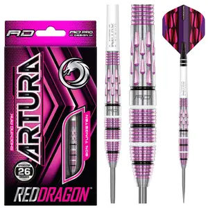 Artura Shocking Pink ST Darts - Perfect for Your Game