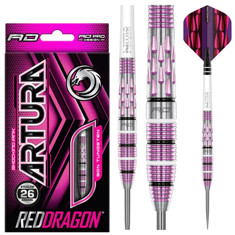 Artura Shocking Pink ST Darts - Perfect for Your Game