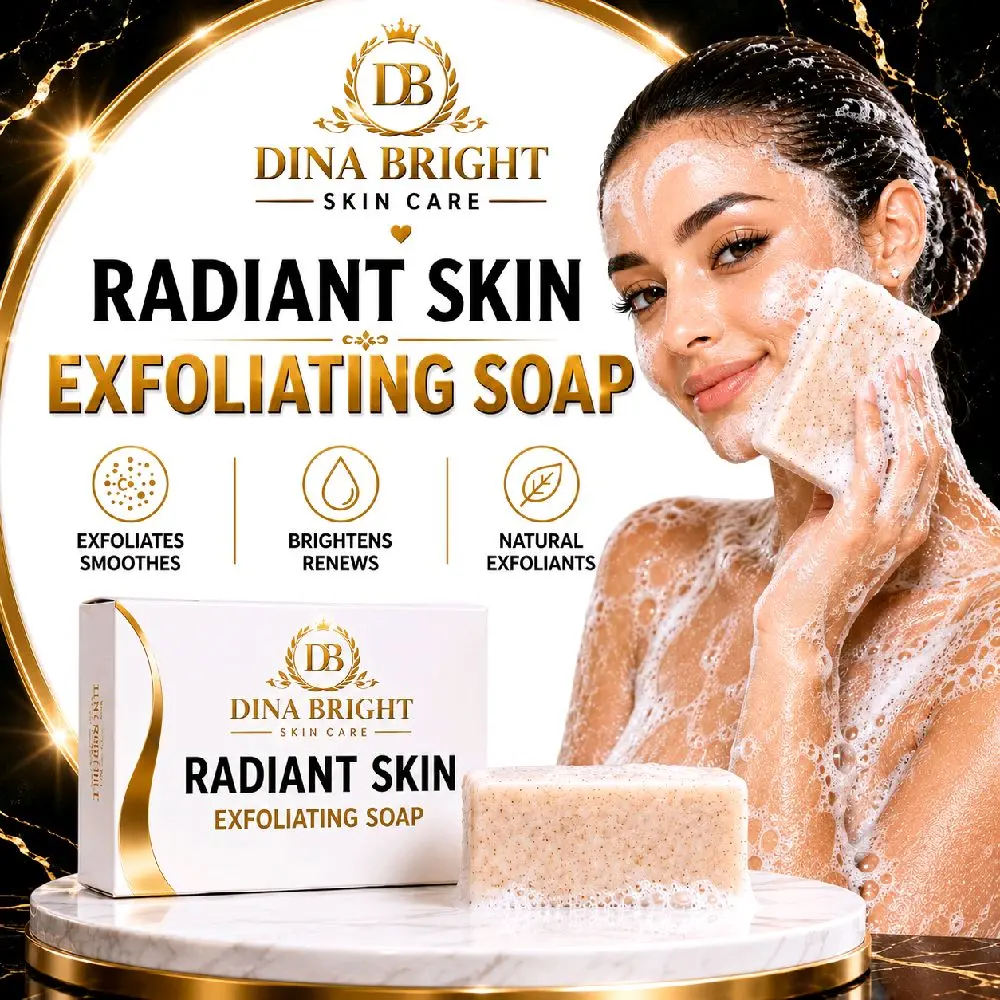 RADIANCE SKIN EXFOLIATING BRIGHTENING SOAP.