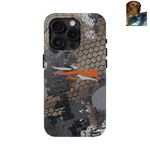 for iPhone16.SITKA Optifade Camo Tough Phone Case – Hunting Shockproof Protective Cover, Durable Gift for Him, for iPhone 16 15 14 13 12 11 Pro Max Compatible with Samsung Galaxy S25
