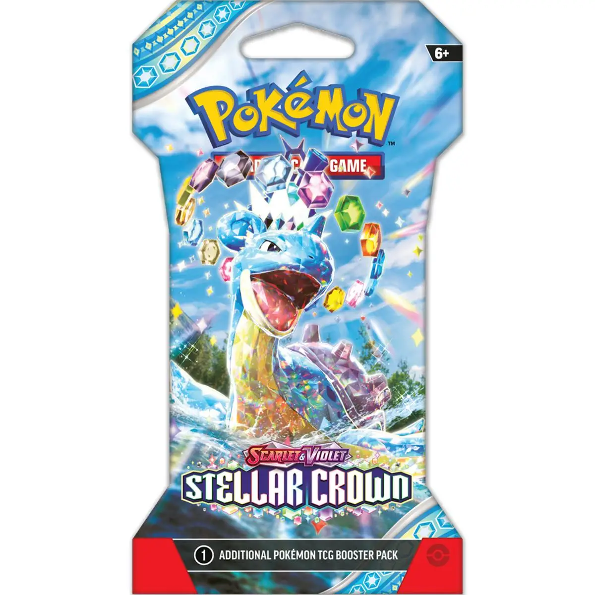 Pokémon Stellar Crown Sleeved Booster - New Expansion Trading Card Game - 10 Cards Per Pack