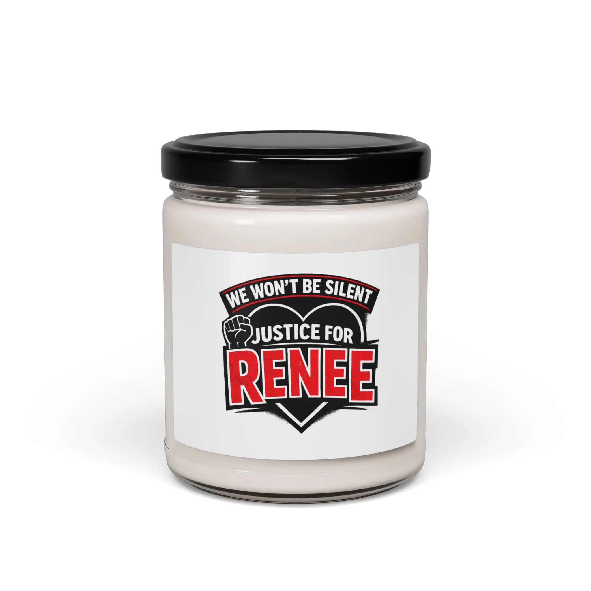 Justice for Renee Candle | Scented Soy 9oz, Protest Design