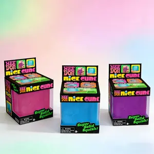 Soft, Squeezable, and Surprisingly Calming. Whether you choose blue, pink, or purple, each Needoh ice cube squishy delivers the same satisfying slow-rise texture that soothes restless hands and busy minds.