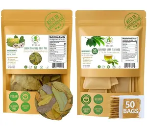Guanábana (Soursop) Herbal Tea Combo – 3.5 oz (100 g) Loose Leaf + 50 Tea Bags (2 g Each) – Dried Soursop Leaves – 100% Natural, Vegan, Non-GMO, Sugar-Free, Caffeine-Free – Hot or Iced – Vacuum-Sealed – Authentic – By BexpertsUSA