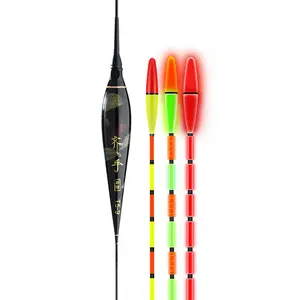 Fishing Electronic Float Thickened Eye-catching Light Stick Float Bite Hook Color Changing Sensitivity Night Accessories Tackle