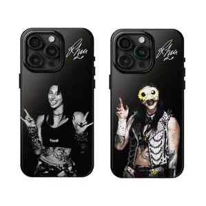 Rhea Ripley Iconic Signature Phone Case, Black Phone Cover, Gift For WWE Fans, Case for IPhone & Samsung Galaxy G
