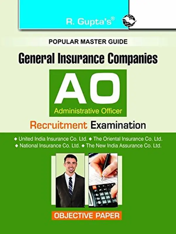 USED Book - Administrative Officer Exam Guide (General Insurance Companies) (Popular Master Guide by RPH Editorial Board (Paperback) - english