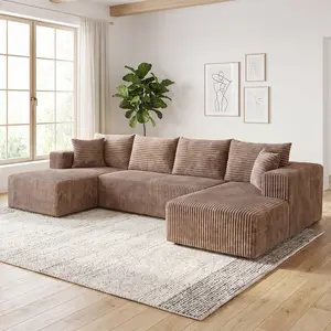 Frameless Compression Sponge Modular Sofa Vacuum Pack Multi Blocks Combination U-Shaped Couch Convertible Sofa Bed High Density Foam Lazy Cloud Sofa No Assembly Space Saving Furniture For Apartment Dorm TikTok Viral US Hot Furniture wholesale