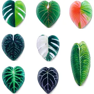 Decorative Leaf Shaped Magnets for Home, Set of 8, Living Room, Kitchen, Bedroom Decor