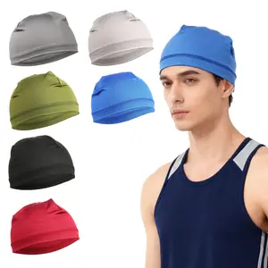 6 Pieces Men Skull Caps Cotton Beanies Sleep Hats Multifunctional Helmet Liner Cap for Men and Women Breathable Comfortable Fit Set tiktokshopspringglowup
