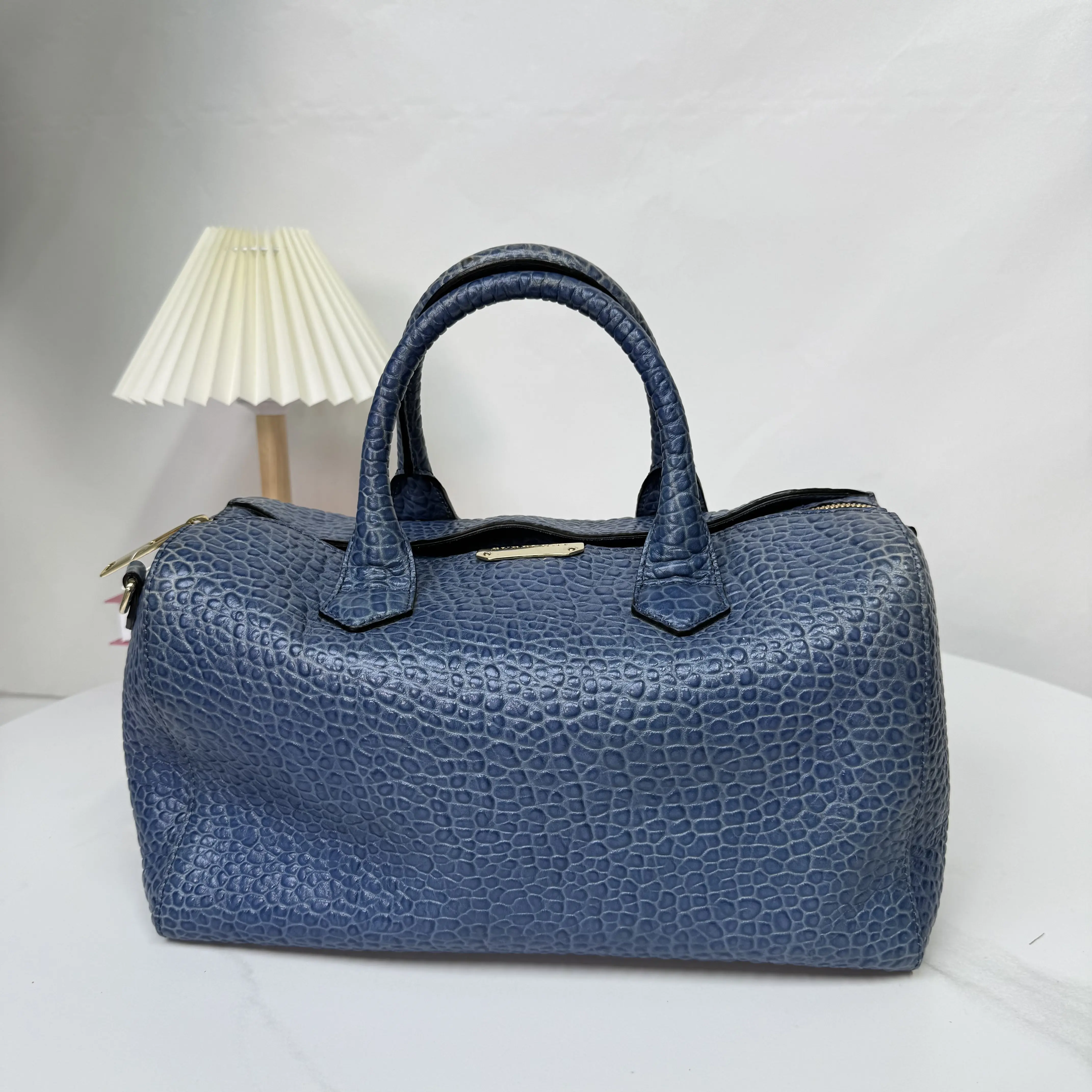 Pre-owned BURBERRY Leather Top Handle Bag 24678063