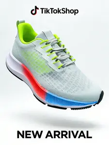 "TikTokShop Hot Pick" | Pro-level cushioned sports shoes arrived. 'Panoramic mesh builds a 3D cooling system.' The responsive midsole absorbs impact, protecting joints while providing all-day energy for runners and fitness enthusiasts.