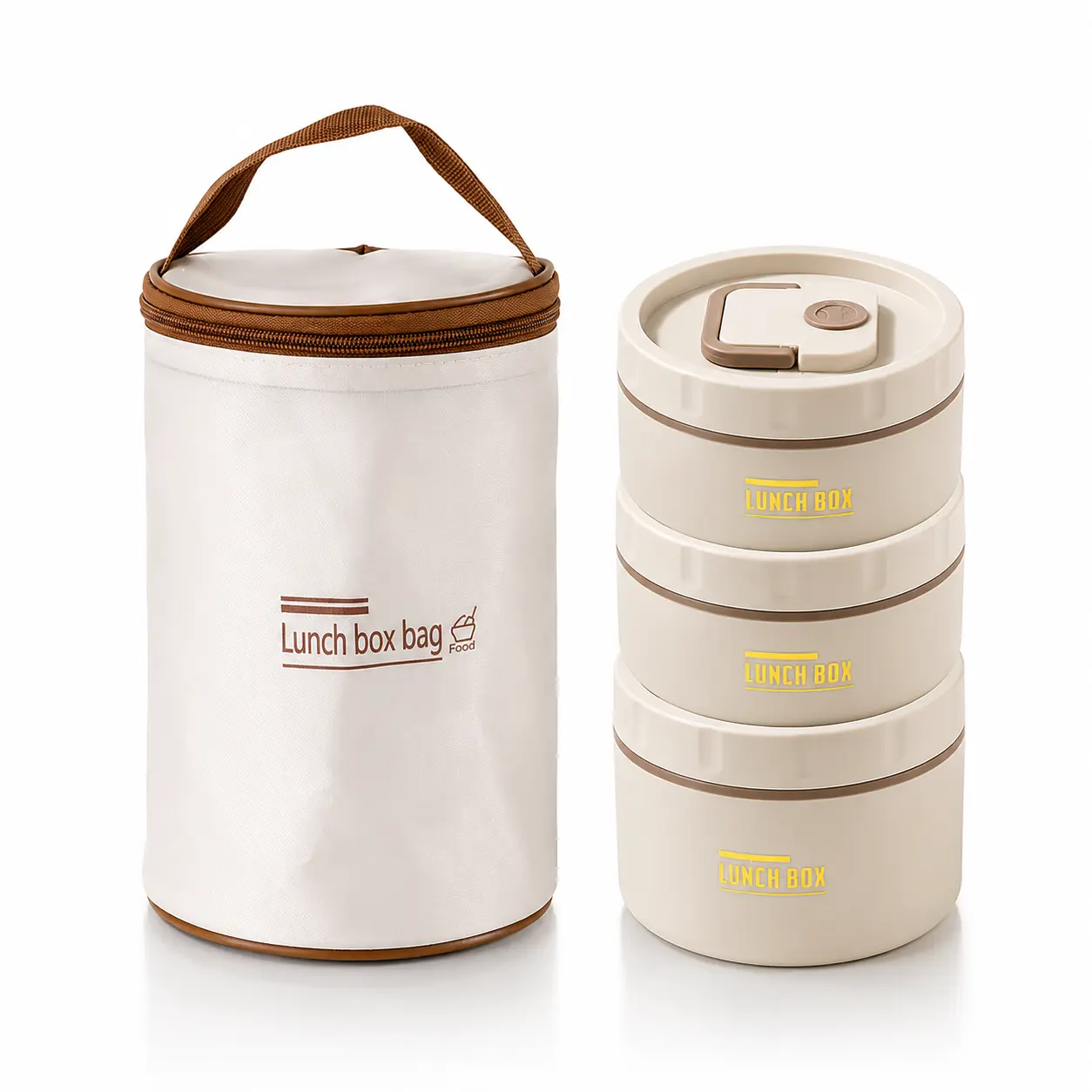 lunch box function Premium 304 Stainless Steel Lunch Container – Durable Multi-Layer Bento Box for School, Work, Picnics, Camping, Travel & Daily Meal Prep Beige Sturdy lunch box heated lunch box