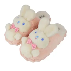 slippers for Women Men,Cute Fuzzy Slippers, Womens/Mens Kawaii Animal Cartoon Cotton Plush House Slippers,Cloud Bedroom Winter House Shoes for Indoor