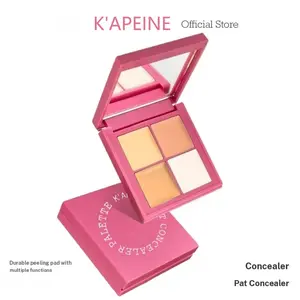 A Color Correcting Concealer Palette, 4 Shades, for Brightening and Defining, Hides Dark Circles and Dark Spots