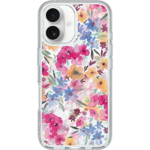 OtterBox OtterBox iPhone 16 Case Symmetry Series Clear for MagSafe Confetti of Blossoms
