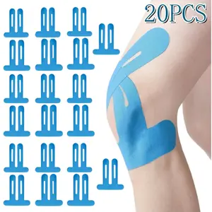 20 PCS Kinesiology Tape for Knees Latex Free Cotton Sports Tape Provides Support and Stability Beauty & Personal Care