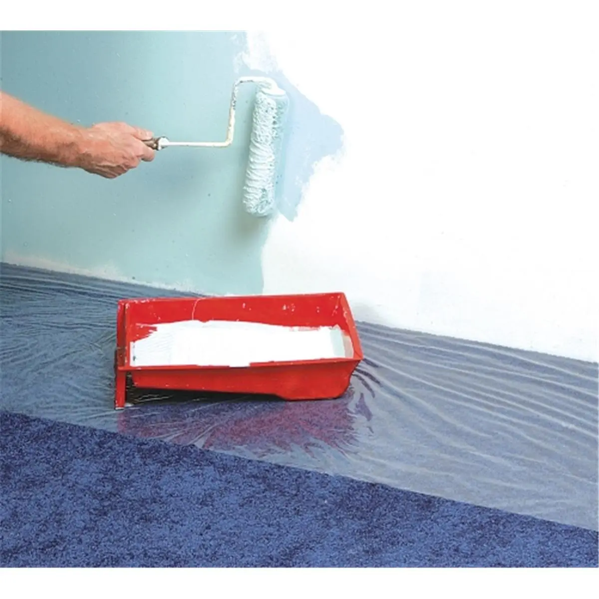 212 MAIN Clear Carpet Shield, 24in x 200ft Large Coverage Protector for Sports & Outdoor Cycling Equipment Storage, Protective Film, Self-Adhered