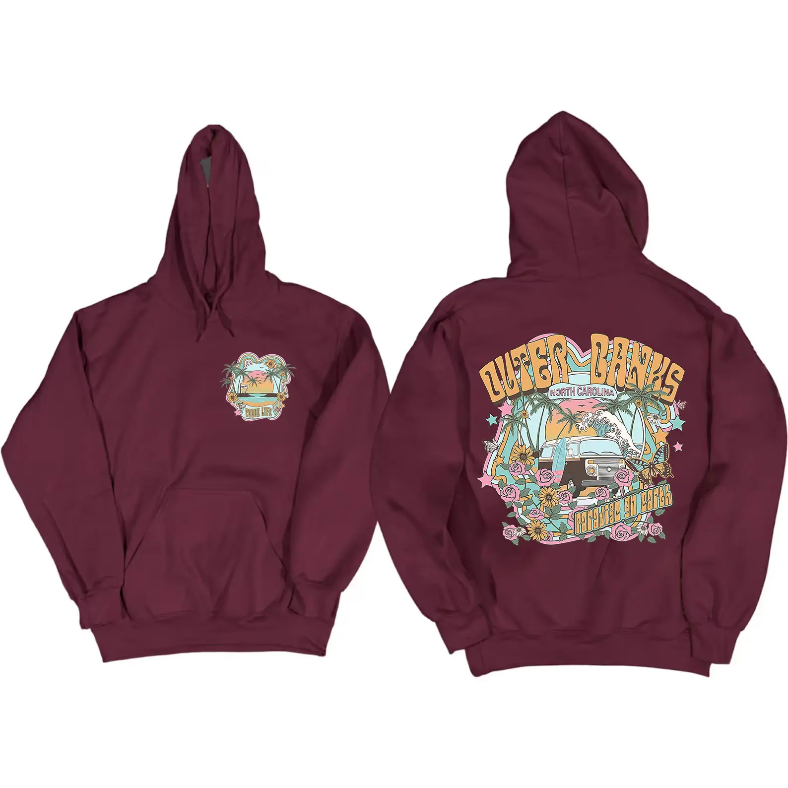 Pogue Life Outer Banks 2Side Sweatshirt, P4L Outer Banks Shirt, P4L OBX Movie 2 Side T Shirt Sweatshirt Hoodie