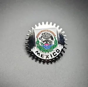 LIMITED EDITION MEXICO BADGE SILVER PIN