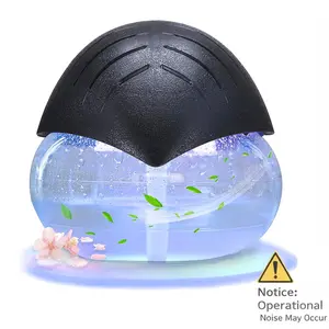 Air Purifier (Black)Spring Cleaner Air, Healthier Home - Water Filter Air Cleaner For Home Air Purifier- Air Revitalizer Humidifier For Home And Office - Water Filter Air Washer With LED Night Light - Small Essential Oil Aroma Diffuser For Smoke And Pets